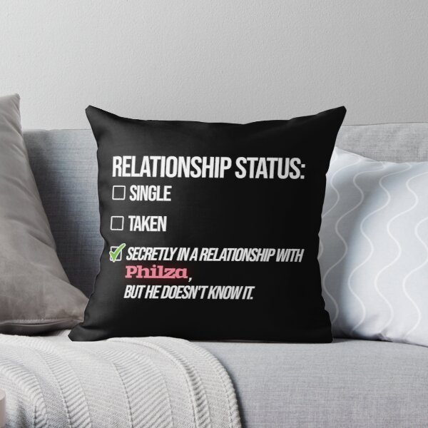 Relationship with Philza Throw Pillow RB1508 product Offical Ph1LzA Merch
